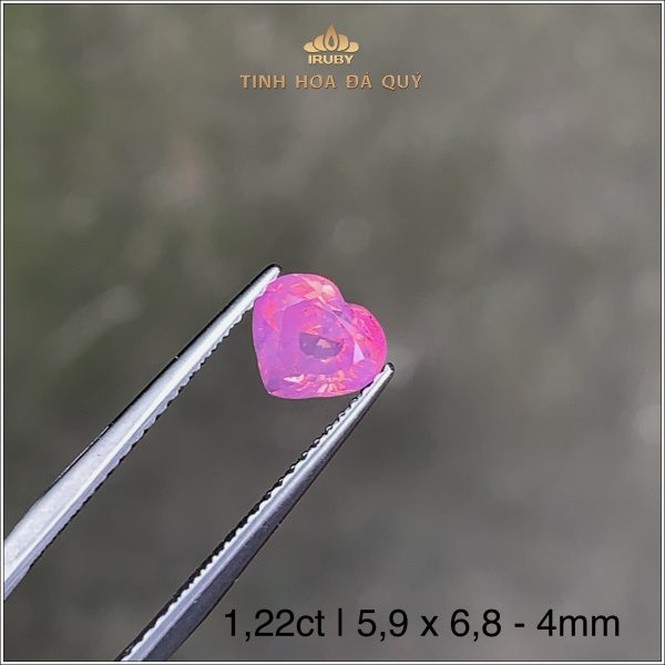 Đá Sapphire cháo đồng An Phú Lục Yên 1,22ct - IRSP217 2404122 hình ảnh 2