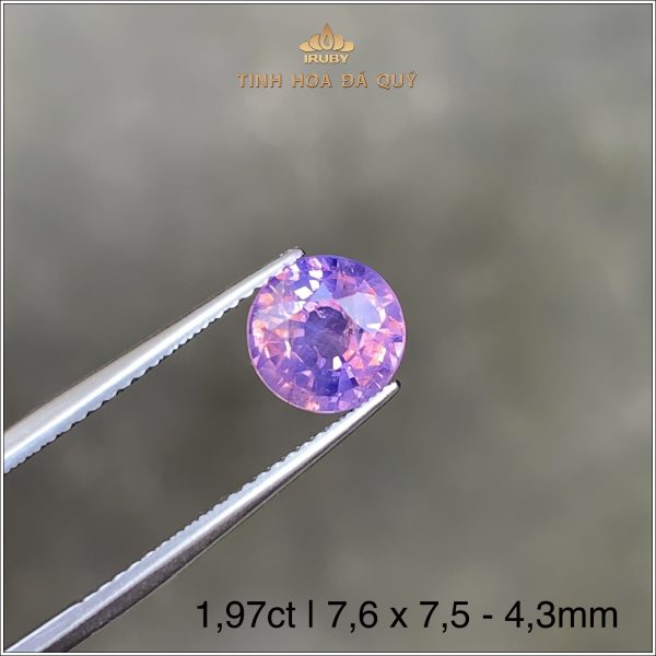 Đá Sapphire tím Hồng Lục Yên 1,97ct - IRSP172 2404197 hình ảnh 2