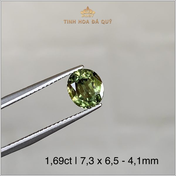 Đá Sapphire xanh lục Buôn Hồ 1,69ct - IRGS183 2404169 hình ảnh 2