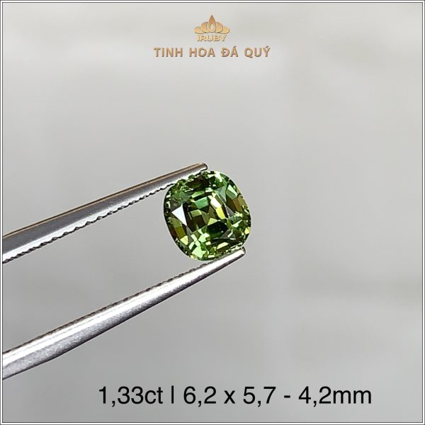 Đá Sapphire xanh lục chiếu long lanh 1,33ct - IRGS181 2404133 hình ảnh 2