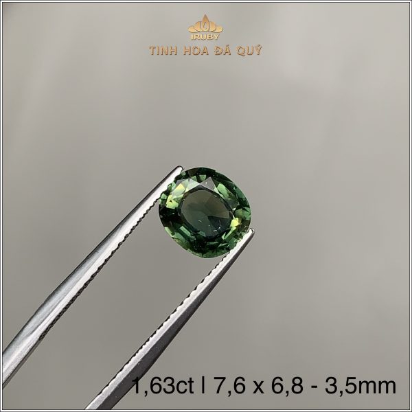 Đá Sapphire xanh lục tự nhiên 100% 1,63ct - IRGS174 2404163 hình ảnh 1