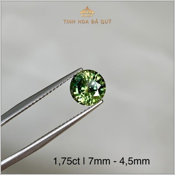 Đá Sapphire xanh lục tự nhiên 100% 1,75ct - IRGS177 2404175 hình ảnh 2