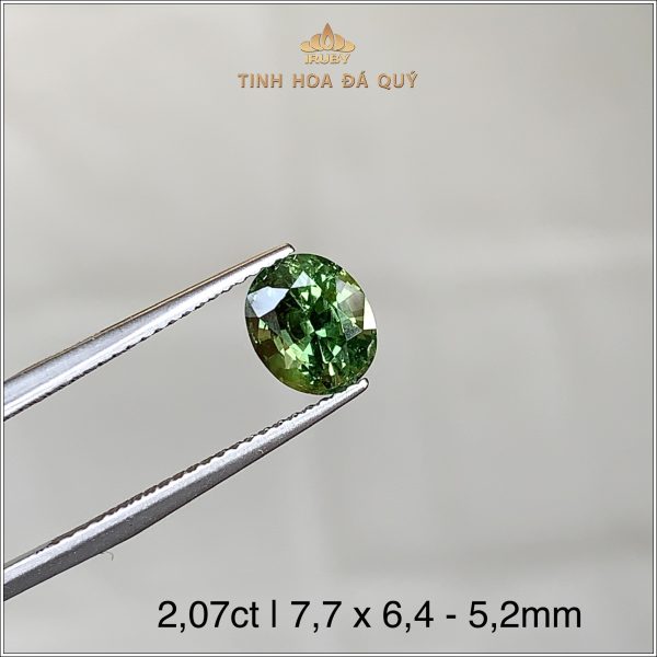 Đá Sapphire xanh lục tự nhiên 100% 2,07ct - IRGS180 2404207 hình ảnh 2