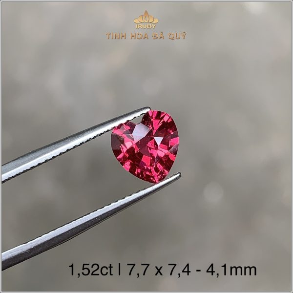 Đá Spinel đỏ rực Lục Yên 1,52ct - IRSI94 2404152 hình ảnh 2