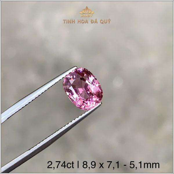 Đá Spinel hồng đỗ Lục Yên 2,74ct - IRSI93 2404274 hình ảnh 2