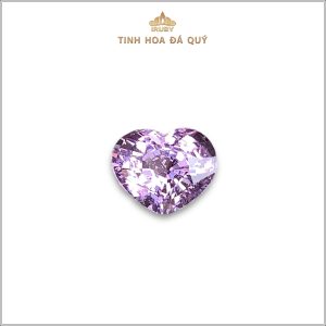 Đá Spinel tím trái tim Lục Yên 1,61ct - IRSI95 2403161 hình ảnh