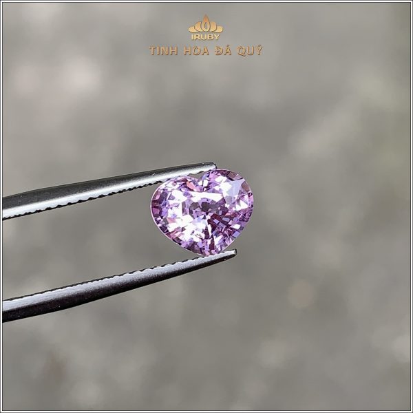 Đá Spinel tím trái tim Lục Yên 1,61ct - IRSI95 2403161 hình ảnh 1