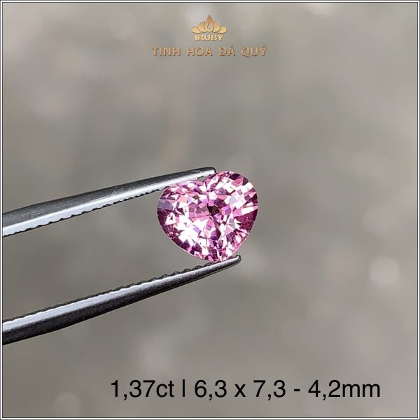 Đá Spinel trái tim Lục Yên 1,37ct - IRSI98 2404137 hình ảnh 2