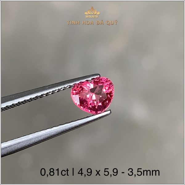 Đá Spinel trái tim màu phấn hồng 0,81ct - IRSI99 2404081 hình ảnh 2