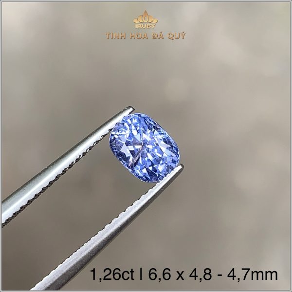 Đá Spinel xanh biển Lục Yên 1,26ct - IRSI96 2404126 hình ảnh 2