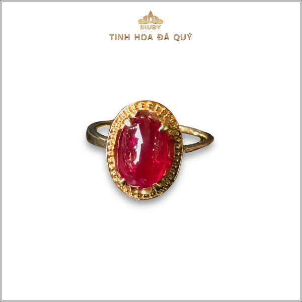 Mẫu nhẫn Ruby cabochon Vintage - IRRC 240476 hình ảnh