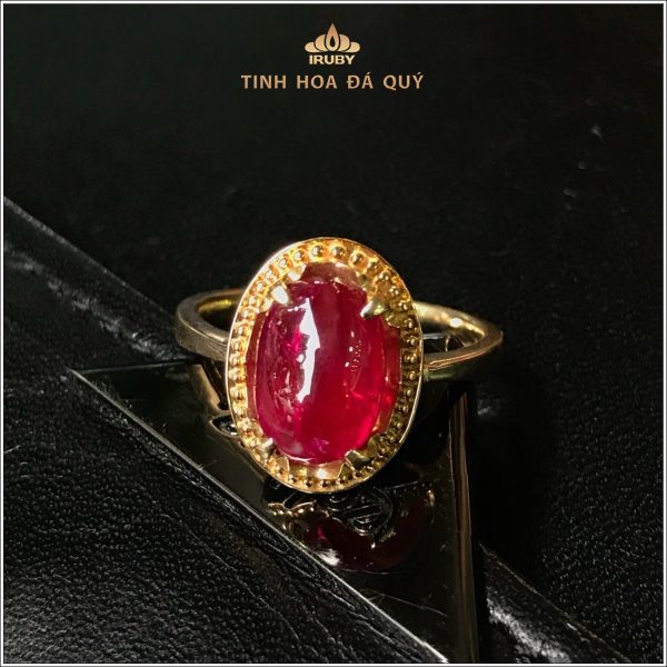 Mẫu nhẫn Ruby cabochon Vintage - IRRC 240476 hình ảnh 1