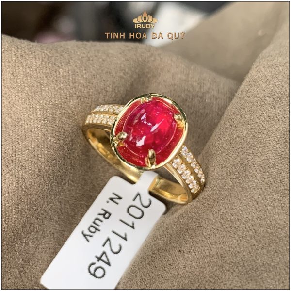 Nhẫn nữ Ruby Vintage kết Kim Cương - IRRC 240482 hình ảnh 1