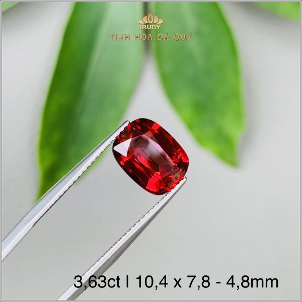 Đá Garnet Lục Yên gam màu đẹp nhất 3,63ct - IRGN123 2405363 hình ảnh 2