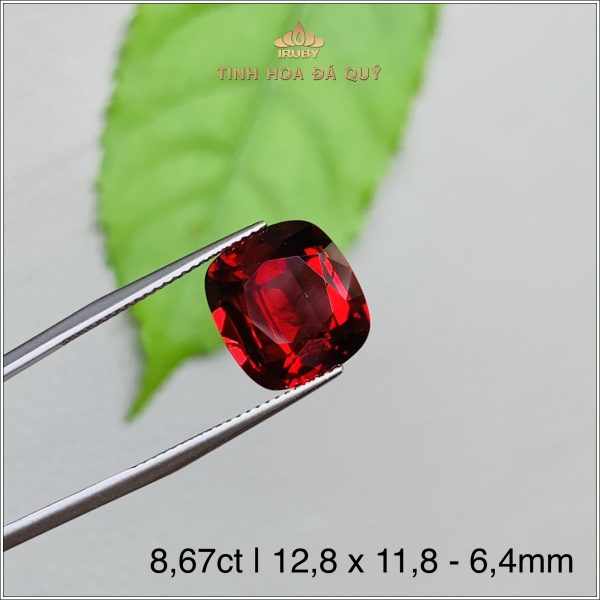 Đá Garnet Lục Yên gam màu đẹp nhất 8,67ct - IRGN118 2405867 hình ảnh 2