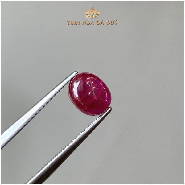 Đá Ruby cabochon đỏ huyết 1,66ct - IRRC232 2405166 hình ảnh 1