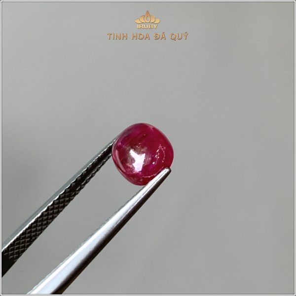 Đá Ruby cabochon đỏ huyết 1,66ct - IRRC232 2405166 hình ảnh 3