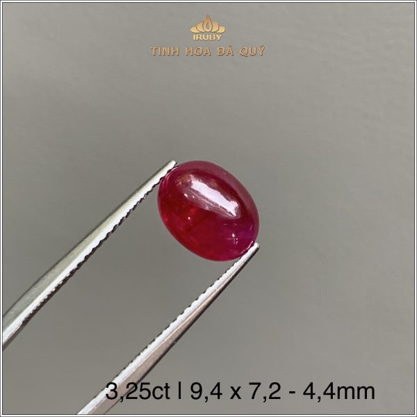 Đá Ruby đỏ huyết chất ngọc trong 3,25ct - IRRC228 2405325 hình ảnh 2