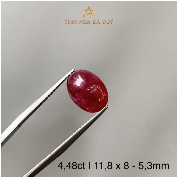 Đá Ruby đỏ huyết chất ngọc trong 4,48ct - IRRC231 2405448 hình ảnh 2