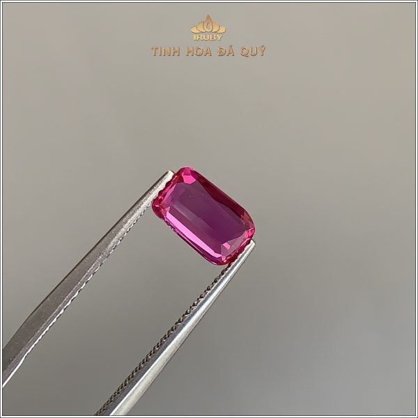 Đá Ruby facet đỏ hồng Lục Yên 1,28ct - IRRF226 2405128 hình ảnh 4