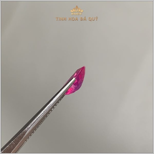 Đá Ruby facet đỏ hồng tươi Lục Yên 1,29ct - IRRF227 2405129 hình ảnh 3