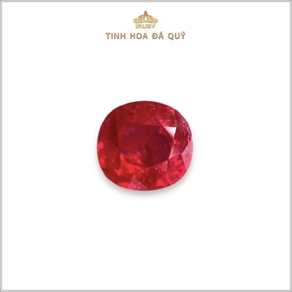 Đá Ruby facet đỏ huyết bồ câu Lục Yên không nhiệt 1,42ct - IRRF233 2405142 hình ảnh