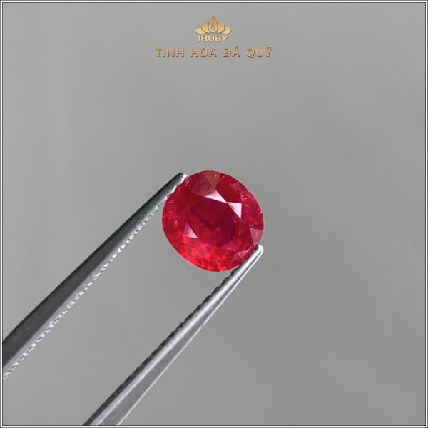 Đá Ruby facet đỏ huyết bồ câu Lục Yên không nhiệt 1,42ct - IRRF233 2405142 hình ảnh 1