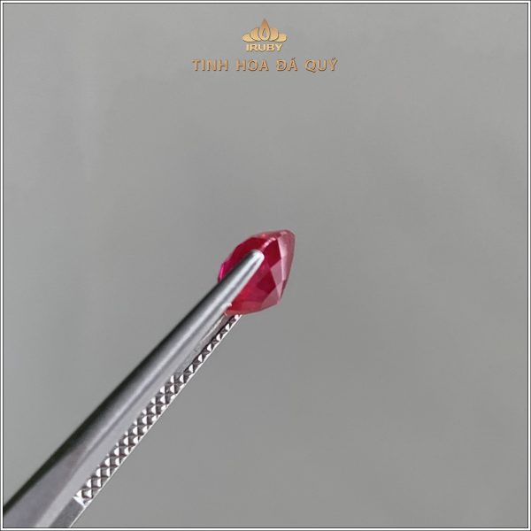 Đá Ruby facet đỏ huyết bồ câu Lục Yên không nhiệt 1,42ct - IRRF233 2405142 hình ảnh 3