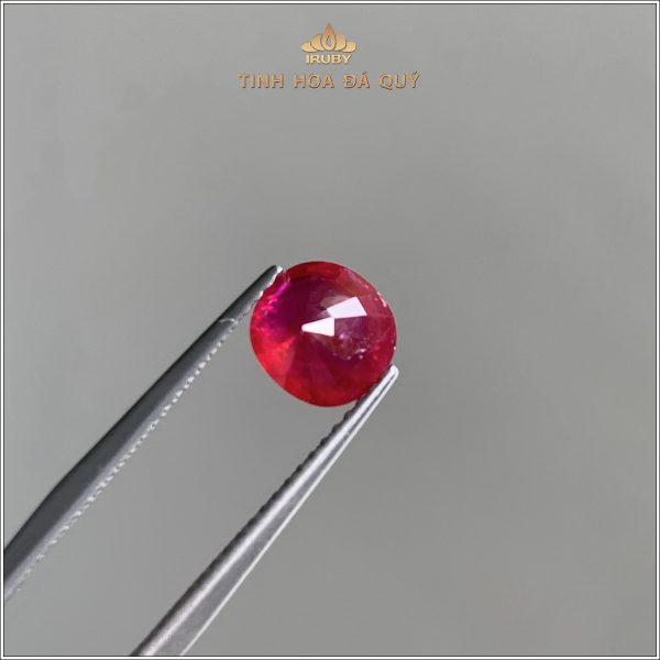 Đá Ruby facet đỏ huyết bồ câu Lục Yên không nhiệt 1,42ct - IRRF233 2405142 hình ảnh 4