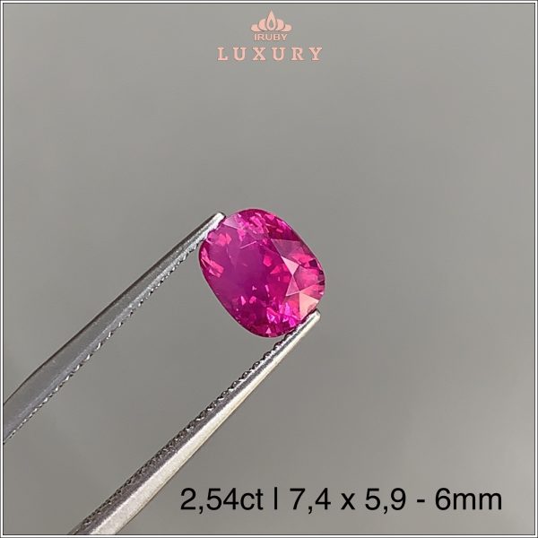 Đá Ruby facet normal heart 2,54ct - IRRF225 2405254 hình ảnh 2