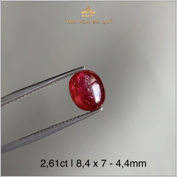 Đá Ruby huyết kính Lục Yên 2,61ct - IRRC221 2405261 hình ảnh 2