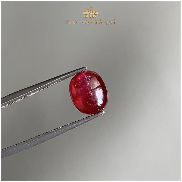 Đá Ruby huyết kính Lục Yên 2,61ct - IRRC221 2405261 hình ảnh 4