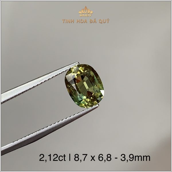 Đá Sapphire xanh lục Buôn Hồ 2,12ct - IRGS221 2405212 hình ảnh 2