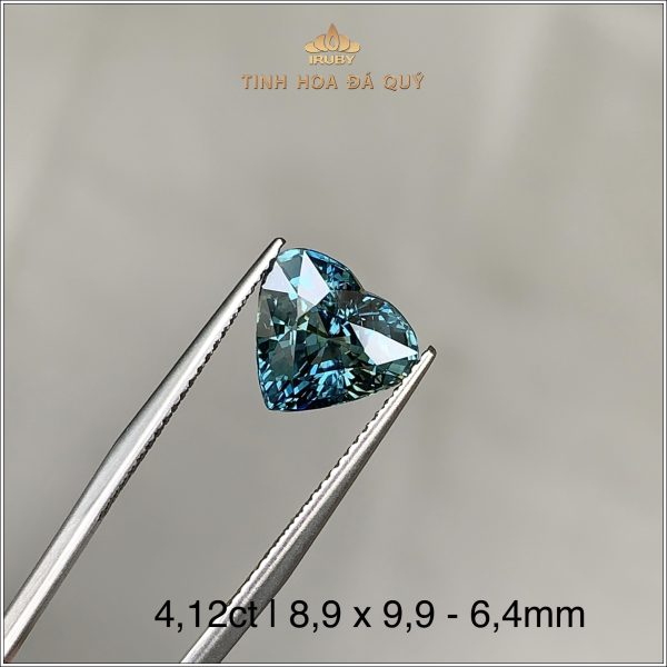 Đá Sapphire trái tim tự nhiên 100% 4,12ct - IRGS188 2405412 hình ảnh 2