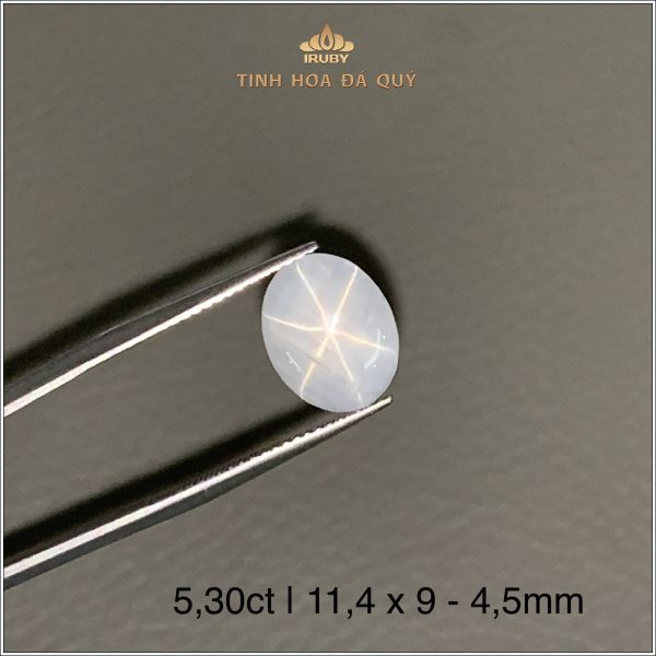 Đá Sapphire trắng sao nét căng 5,30ct - IRSP222 2405530 hình ảnh 3