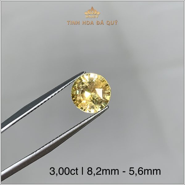 Đá Sapphire vàng tự nhiên 100% 3,00ct - IRYS191 2405300 hình ảnh 2