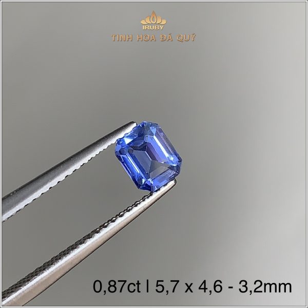 Đá Sapphire xanh lam 0,87ct - IRBS202 2405087 hình ảnh 2