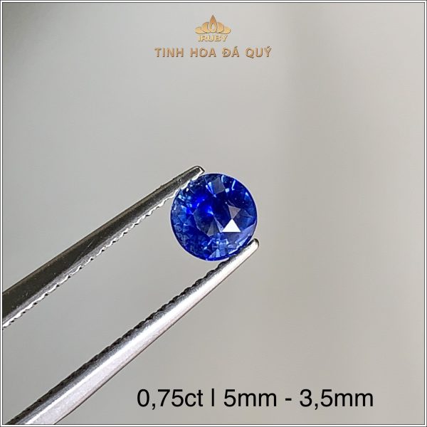 Đá Sapphire xanh lam hoàng gia 0,75ct - IRBS201 2405075 hình ảnh 2