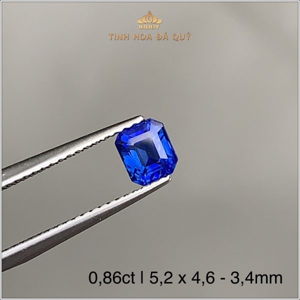 Đá Sapphire xanh lam hoàng gia 0,86ct - IRBS207 2405086 hình ảnh 2