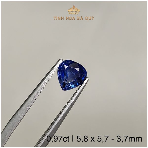 Đá Sapphire xanh lam hoàng gia 0,97ct - IRBS205 2405097 hình ảnh 2