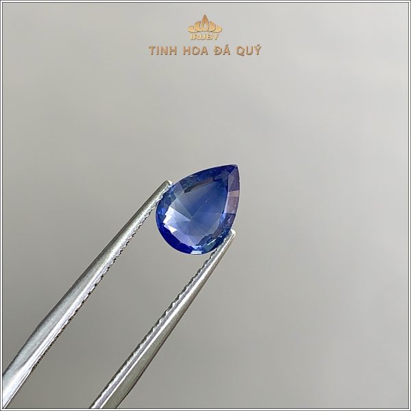 Đá Sapphire xanh lam khối giọt nước 1,26ct - IRBS195 2405126 hình ảnh 4