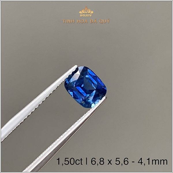 Đá Sapphire xanh lam tự nhiên 100% 1,50ct - IRBS224 2405150 hình ảnh 2