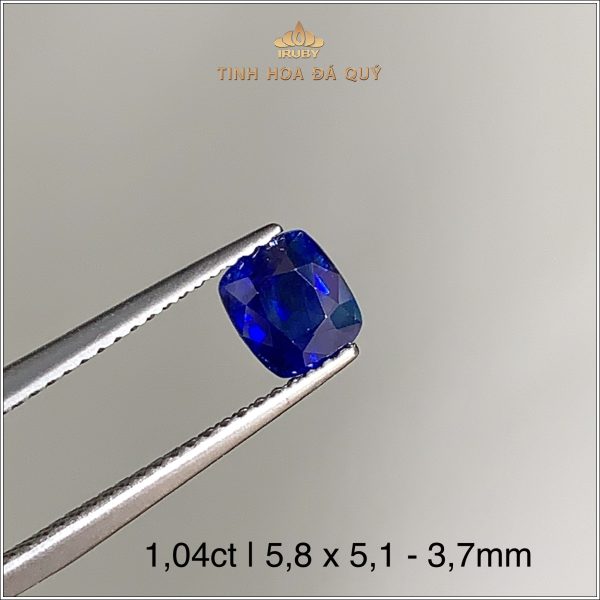 Đá Sapphire xanh lam tự nhiên 1,04ct - IRBS203 2405104 hình ảnh 2