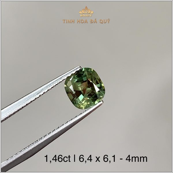 Đá Sapphire xanh lục Buôn Hồ 1,46ct - IRGS217 2405146 hình ảnh 2