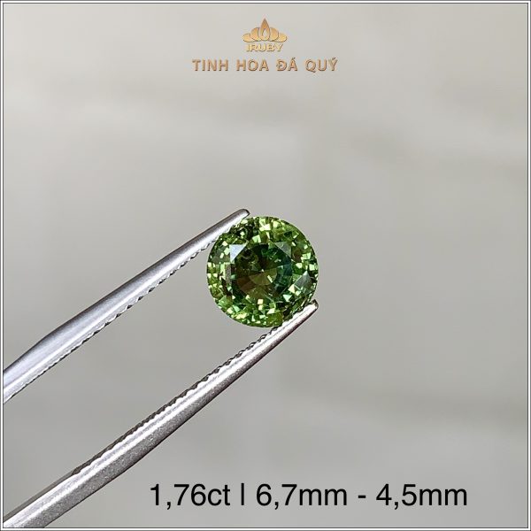 Đá Sapphire xanh lục Buôn Hồ 1,76ct - IRGS185 2404176 hình ảnh 2