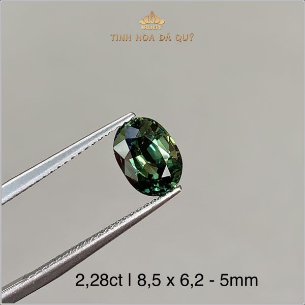 Đá Sapphire xanh lục Phan Thiết 2,28ct - IRGS216 2405228 hình ảnh 2