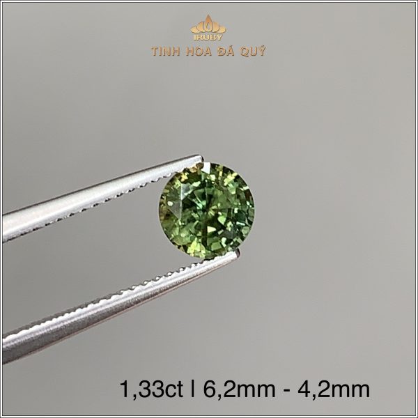 Đá Sapphire xanh lục chiếu long lanh 1,33ct - IRGS220 2405133 hình ảnh 2