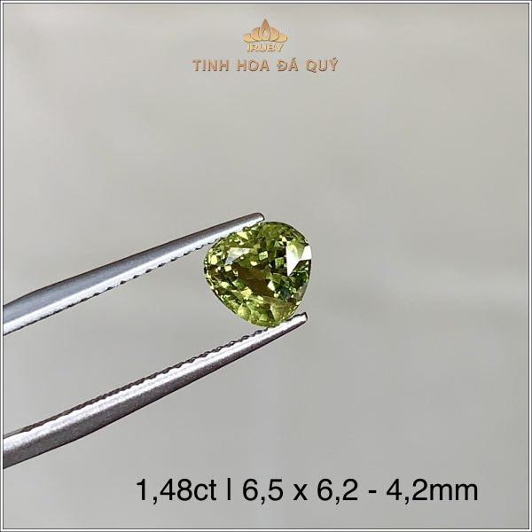 Đá Sapphire xanh lục tự nhiên 100% 1,48ct - IRGS186 2404148 hình ảnh 2