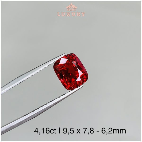 Đá Spinel đỏ siêu đẹp tự nhiên 100% 4,16ct - IRSI103 2405416 hình ảnh 2