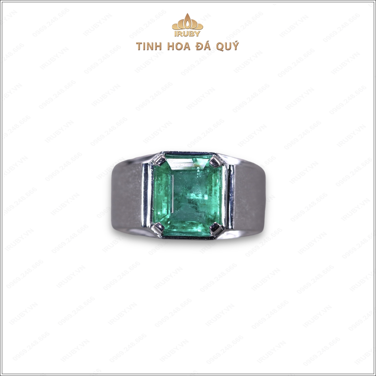 Nhẫn nam Emerald mẫu Doanh Nhân má xước – IREM 240512